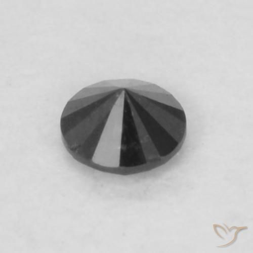 Diamant Noire naturelle Tour, 0.05 ct, Opaque