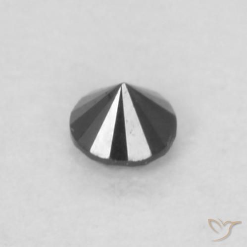Diamant Noire naturelle Tour, 0.04 ct, Opaque