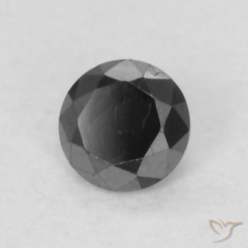 Diamant Noire naturelle Tour, 0.05 ct, Opaque
