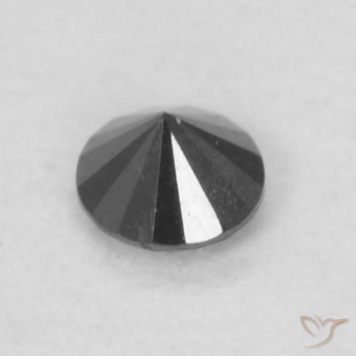 Diamant Noire naturelle Tour, 0.05 ct, Opaque