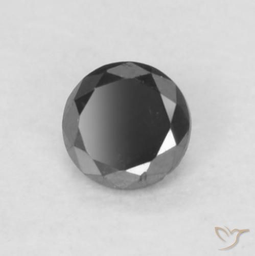 Diamant Noire naturelle Tour, 0.06 ct, Opaque