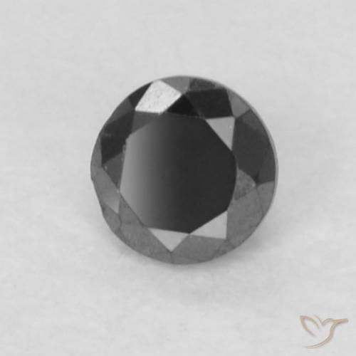 Diamant Noire naturelle Tour, 0.06 ct, Opaque