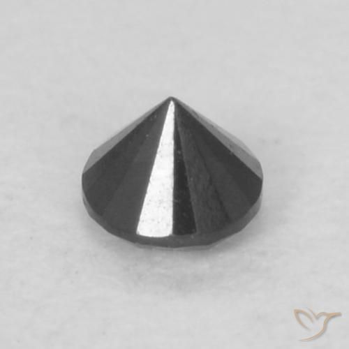 Diamant Noire naturelle Tour, 0.06 ct, Opaque