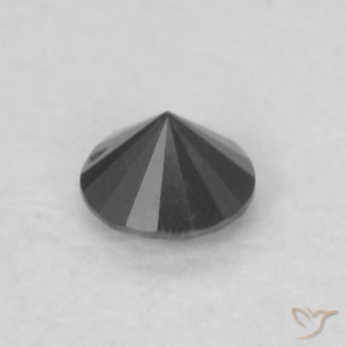 Diamant Noire naturelle Tour, 0.05 ct, Opaque
