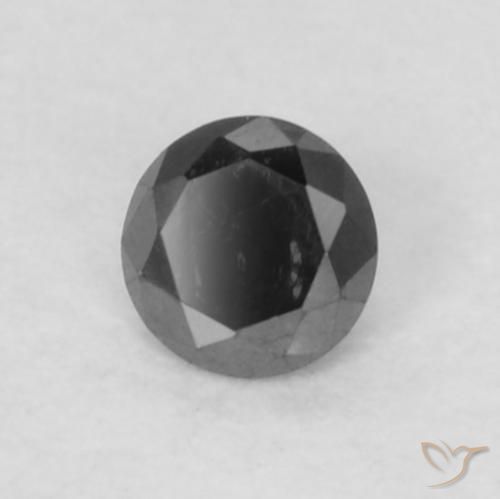 Diamant Noire naturelle Tour, 0.05 ct, Opaque