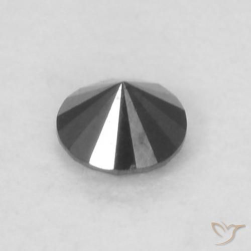 Diamant Noire naturelle Tour, 0.05 ct, Opaque