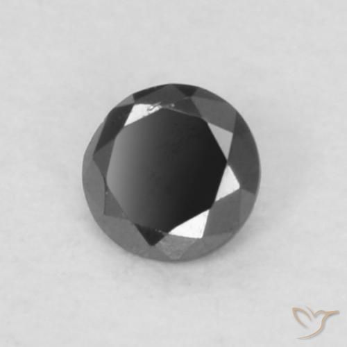 Diamant Noire naturelle Tour, 0.05 ct, Opaque