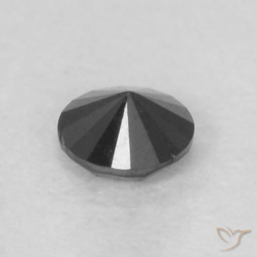 Diamant Noire naturelle Tour, 0.05 ct, Opaque
