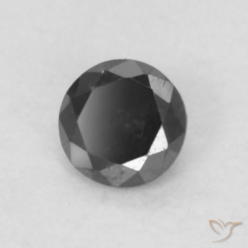 Diamant Noire naturelle Tour, 0.05 ct, Opaque