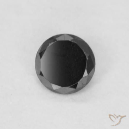 Diamant Noire naturelle Tour, 0.04 ct, Opaque