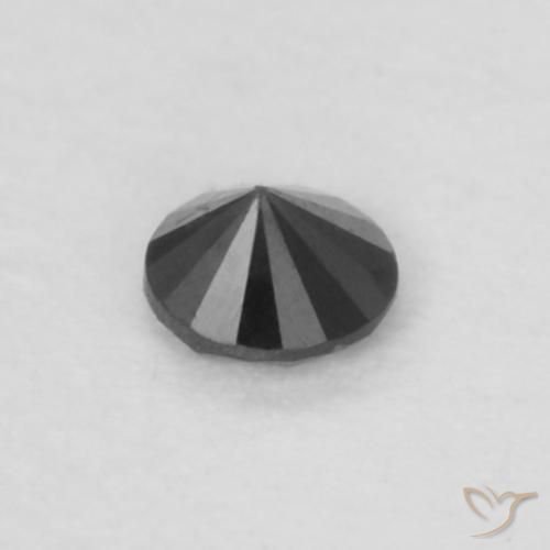 Diamant Noire naturelle Tour, 0.04 ct, Opaque