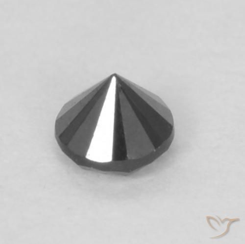 Diamant Noire naturelle Tour, 0.06 ct, Opaque