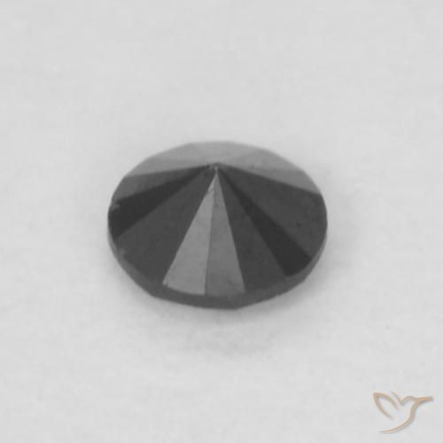 Diamant Noire naturelle Tour, 0.04 ct, Opaque