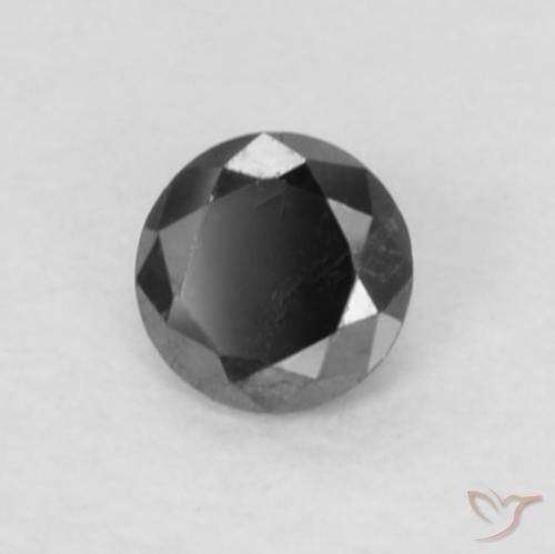 Diamant Noire naturelle Tour, 0.05 ct, Opaque