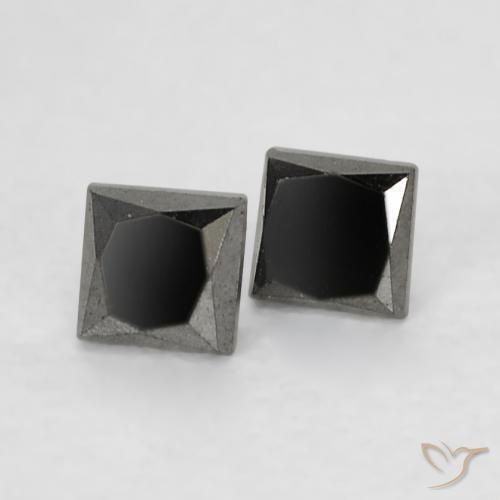 Shop natural 0.18ct Noire Diamant gems, Carré, from Inde at GemSelect. In stock, global shipping!