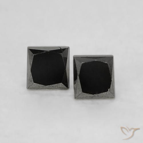 Shop natural 0.13ct Noire Diamant gems, Carré, from Inde at GemSelect. In stock, global shipping!
