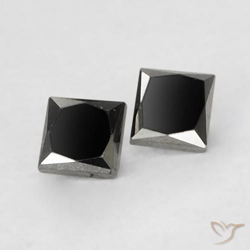 Shop natural 0.14ct Noire Diamant gems, Carré, from Inde at GemSelect. In stock, global shipping!