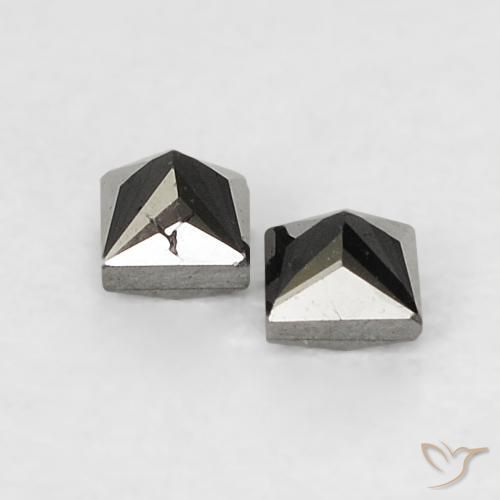 Shop natural 0.15ct Noire Diamant gems, Carré, from Inde at GemSelect. In stock, global shipping!