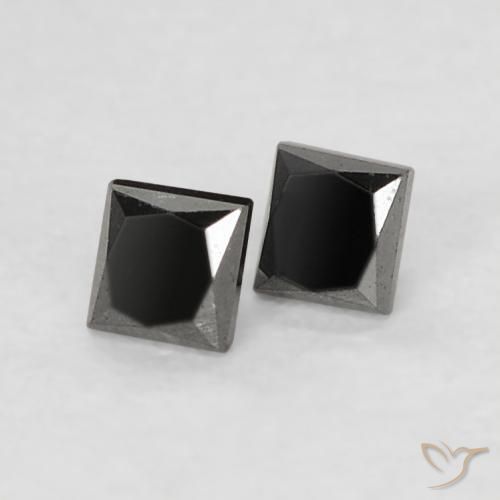 Shop natural 0.12ct Noire Diamant gems, Carré, from Inde at GemSelect. In stock, global shipping!