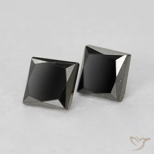 Shop natural 0.17ct Noire Diamant gems, Carré, from Inde at GemSelect. In stock, global shipping!