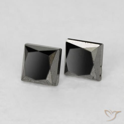 Shop natural 0.15ct Noire Diamant gems, Carré, from Inde at GemSelect. In stock, global shipping!