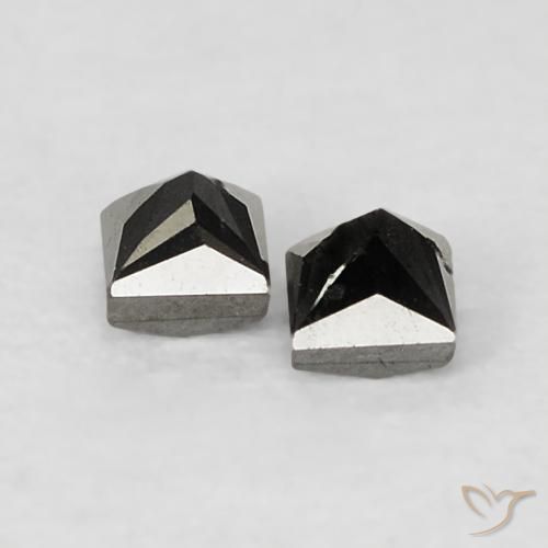 Shop natural 0.15ct Noire Diamant gems, Carré, from Inde at GemSelect. In stock, global shipping!