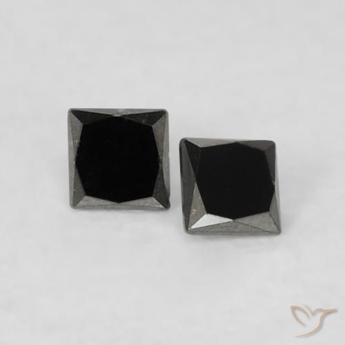 Shop natural 0.09ct Noire Diamant gems, Carré, from Inde at GemSelect. In stock, global shipping!
