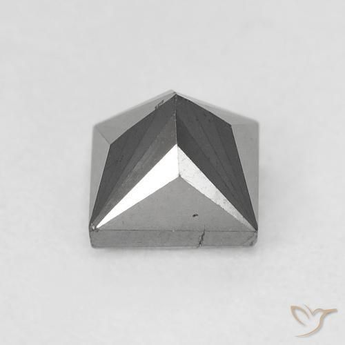 Diamant Noire naturelle Carré, 1.07 ct, Opaque