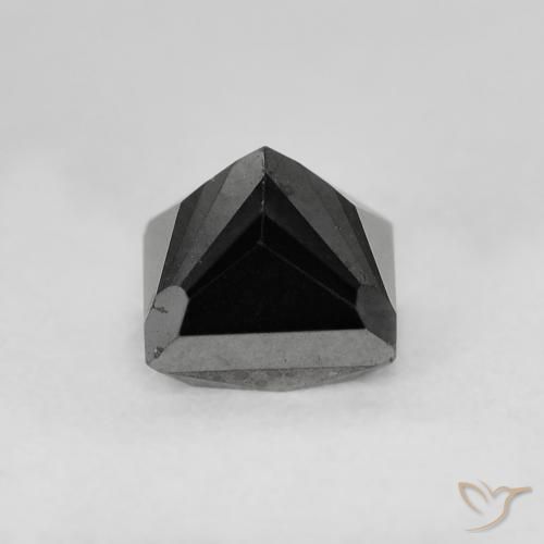 Diamant Noire naturelle Carré, 0.98 ct, Opaque