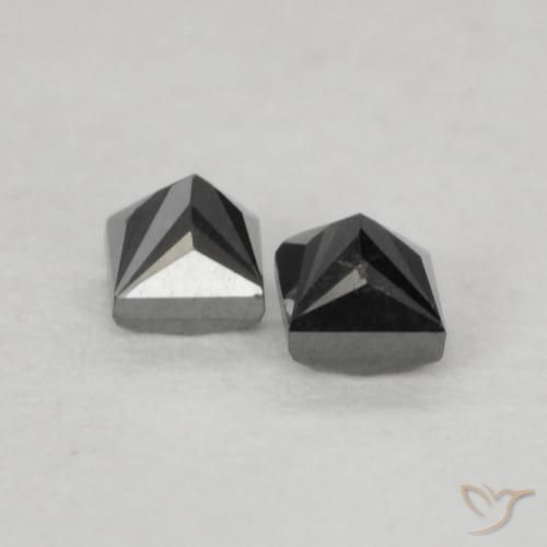 Shop natural 0.19ct Noire Diamant gems, Carré, from Inde at GemSelect. In stock, global shipping!