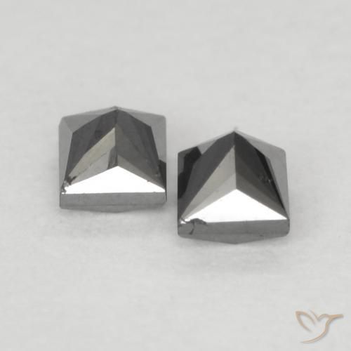 Shop natural 0.22ct Noire Diamant gems, Carré, from Inde at GemSelect. In stock, global shipping!