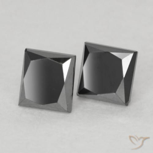 Shop natural 0.31ct Noire Diamant gems, Carré, from Inde at GemSelect. In stock, global shipping!