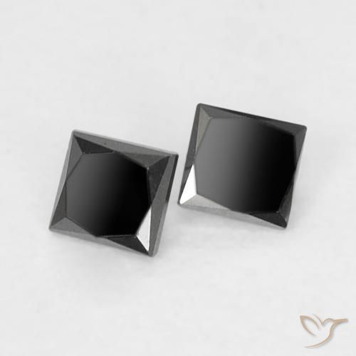 Shop natural 0.13ct Noire Diamant gems, Carré, from Inde at GemSelect. In stock, global shipping!