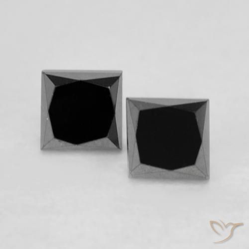 Shop natural 0.39ct Noire Diamant gems, Carré, from Inde at GemSelect. In stock, global shipping!