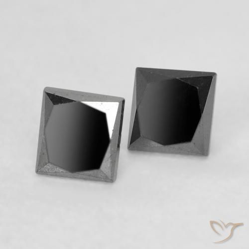 Shop natural 0.35ct Noire Diamant gems, Carré, from Inde at GemSelect. In stock, global shipping!