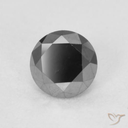Diamant Noire naturelle Tour, 0.22 ct, Opaque