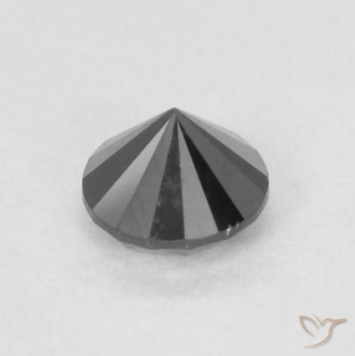 Diamant Noire naturelle Tour, 0.22 ct, Opaque