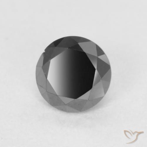 Diamant Noire naturelle Tour, 0.22 ct, Opaque