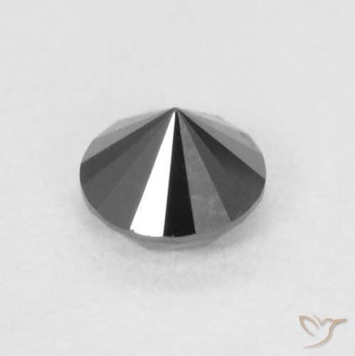 Diamant Noire naturelle Tour, 0.22 ct, Opaque