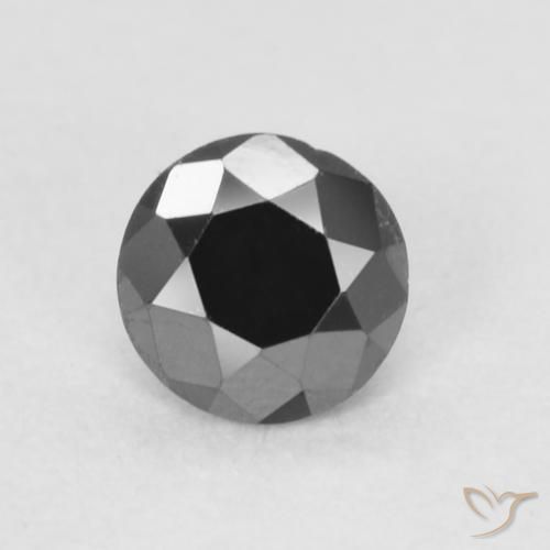 Diamant Noire naturelle Tour, 0.21 ct, Opaque