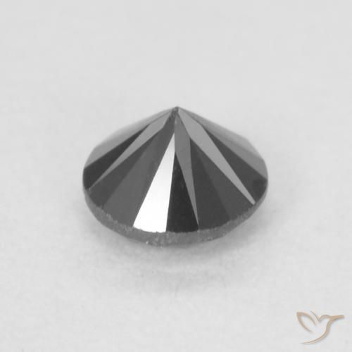 Diamant Noire naturelle Tour, 0.21 ct, Opaque