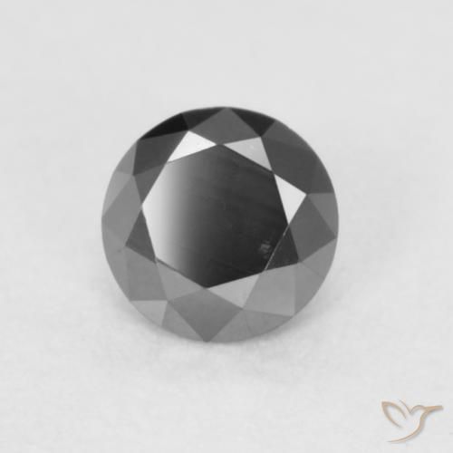 Diamant Noire naturelle Tour, 0.20 ct, Opaque