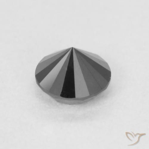 Diamant Noire naturelle Tour, 0.20 ct, Opaque