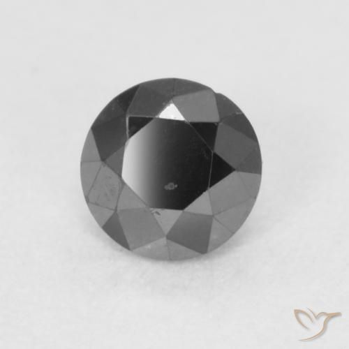 Diamant Noire naturelle Tour, 0.21 ct, Opaque