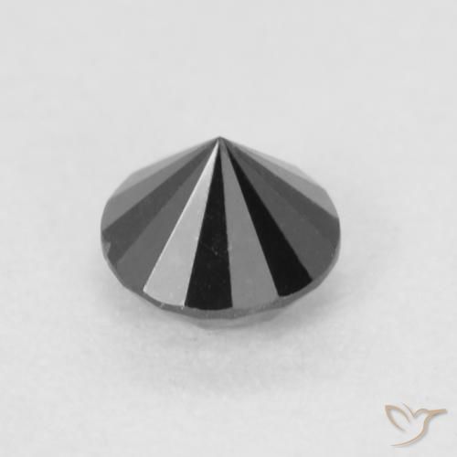 Diamant Noire naturelle Tour, 0.21 ct, Opaque