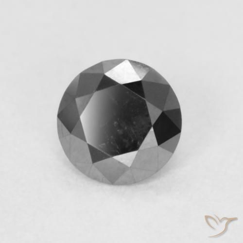 Diamant Noire naturelle Tour, 0.17 ct, Opaque