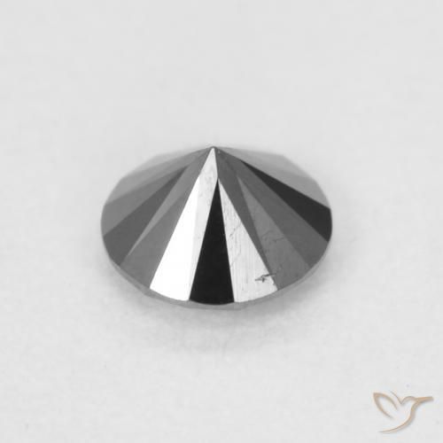 Diamant Noire naturelle Tour, 0.17 ct, Opaque