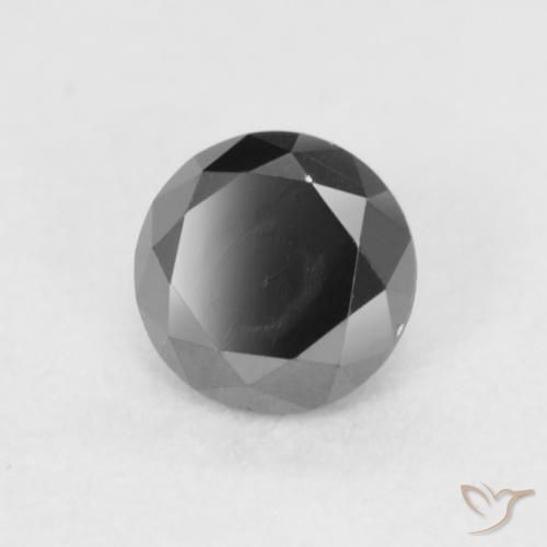 Diamant Noire naturelle Tour, 0.22 ct, Opaque