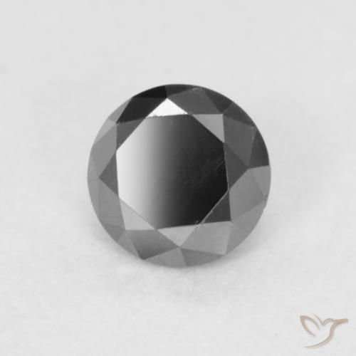 Diamant Noire naturelle Tour, 0.21 ct, Opaque