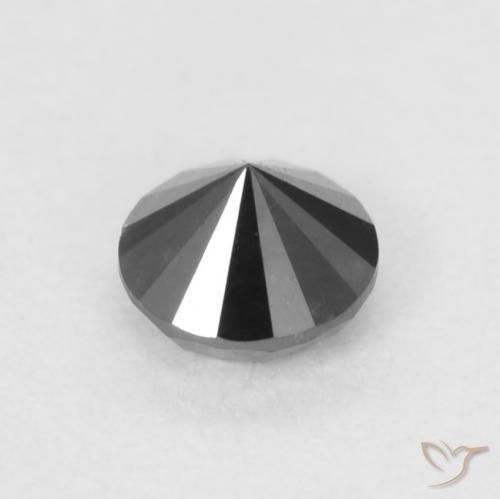 Diamant Noire naturelle Tour, 0.21 ct, Opaque
